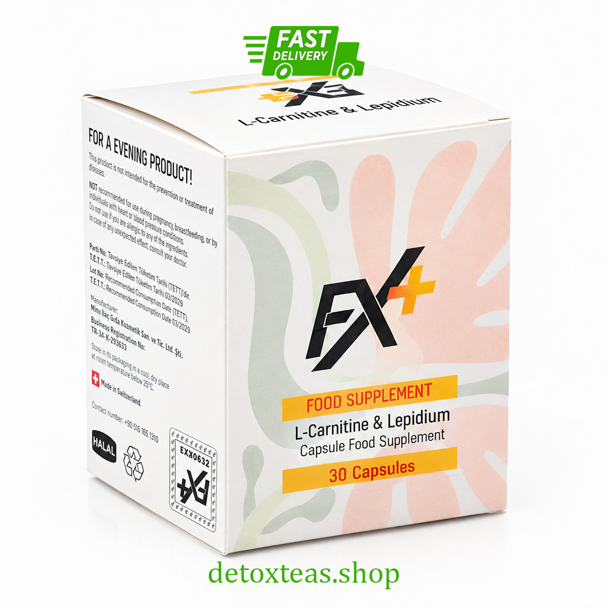 FX 1 BOX Detox Capsules – 30 Days