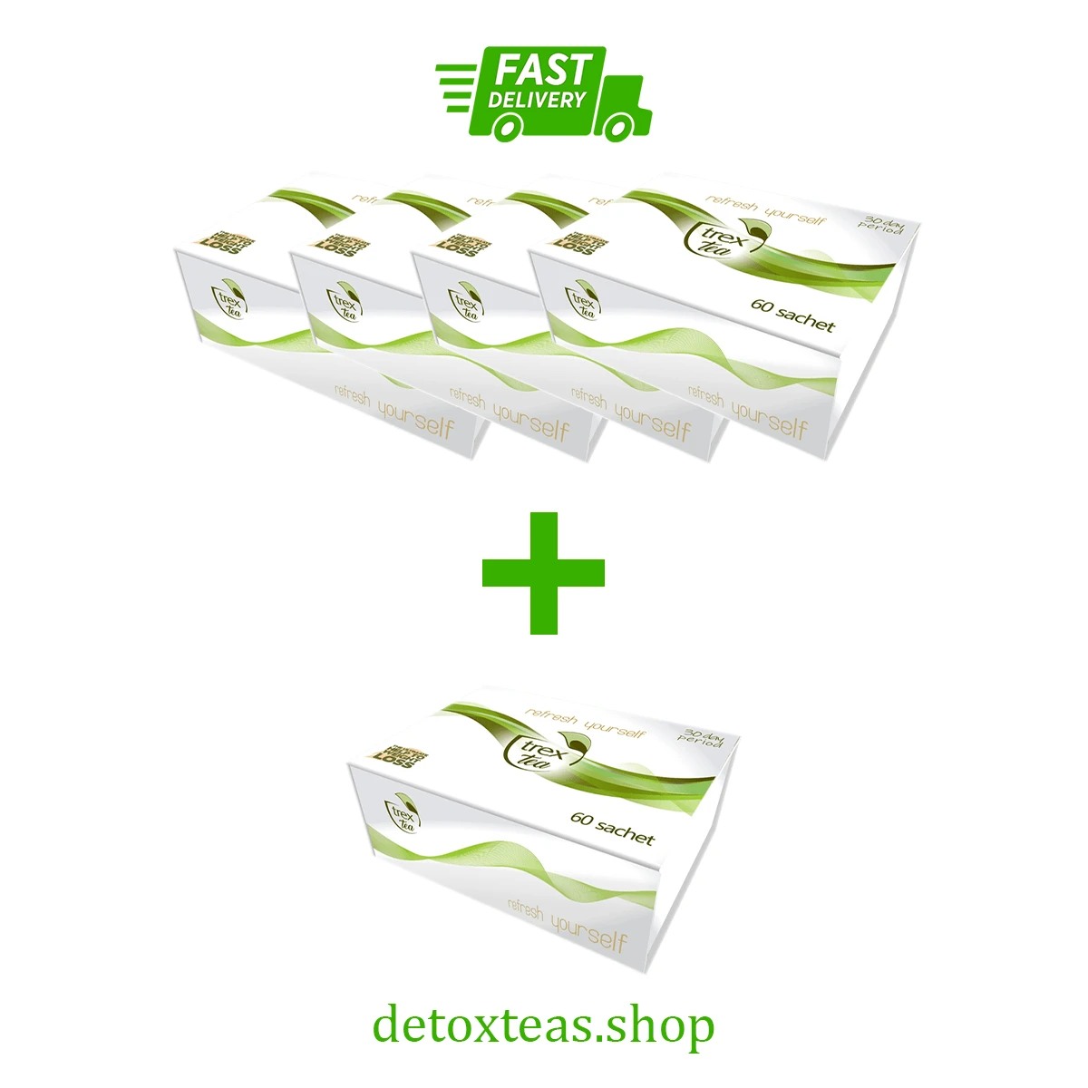 Trex Tea – Buy 4 Get 1 Free