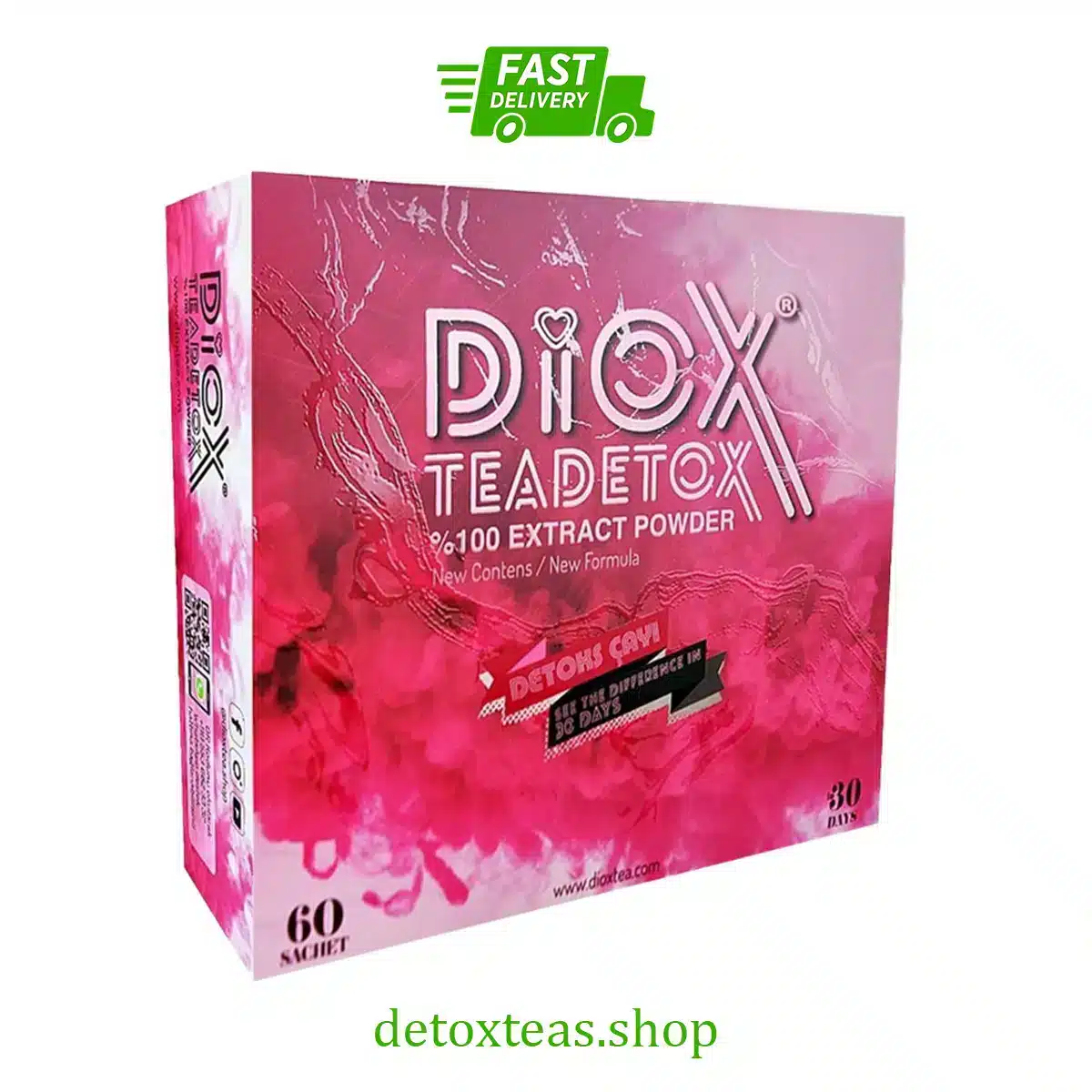 Diox Tea Detox Tea 60 Sachet - Original